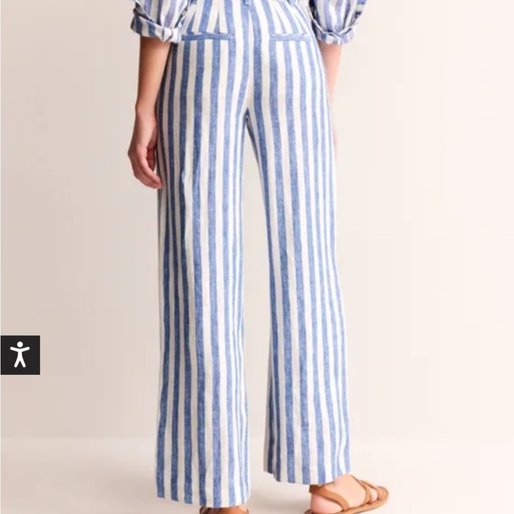 *new* Boden Westbourne Linen Pant Trousers Size 8P us - Picture 4 of 8